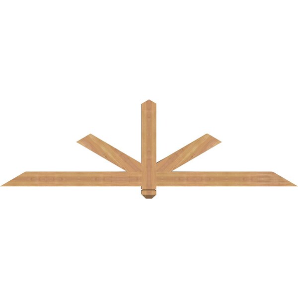 Ekena Millwork Kennewick Timber Gable Bracket, Western Red Cedar, 72"W x 21"H x 3 1/2"D x 3 1/2"F, 7/12 Pitch GBW072X21X0404KEN00SWR - main